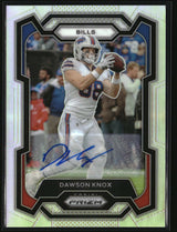Dawson Knox 2023 Panini Prizm Autographs Prizm Silver #28