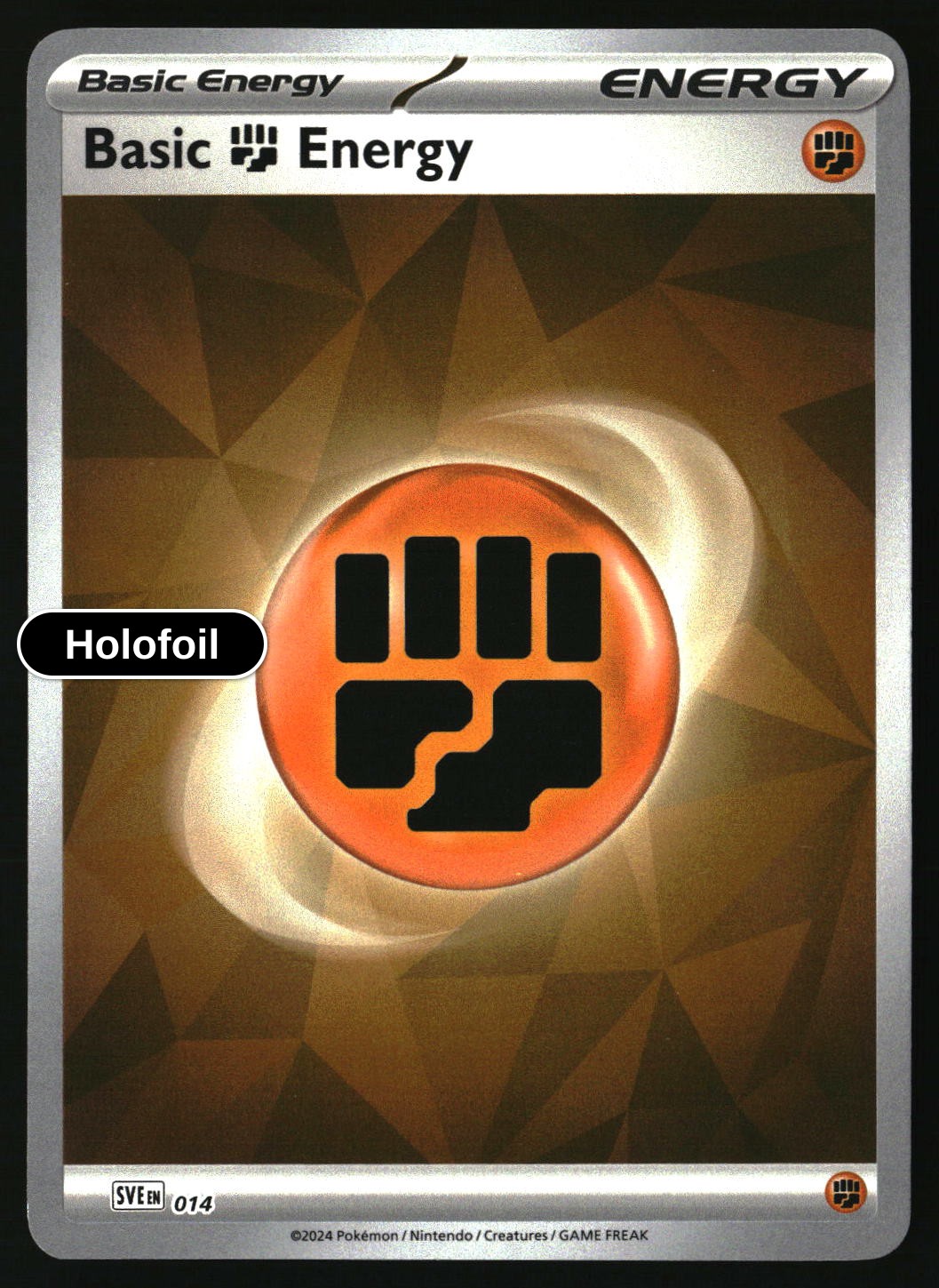 Basic Fighting Energy - 014 - [SVE - SVE: Scarlet & Violet Energies] - Holofoil