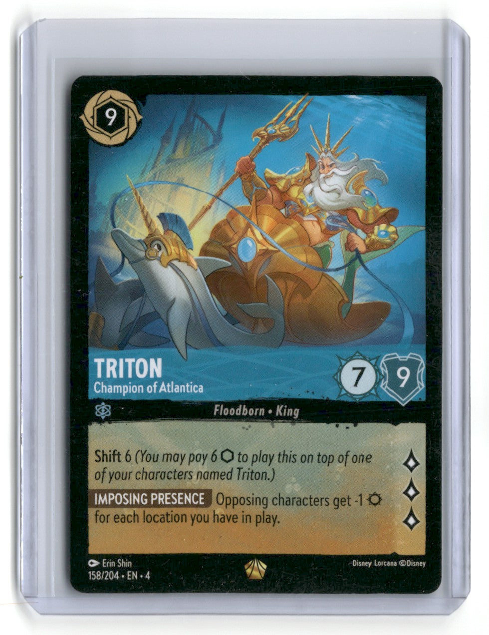 Triton - Champion of Atlantica Ursula's Return #158/204 Regular