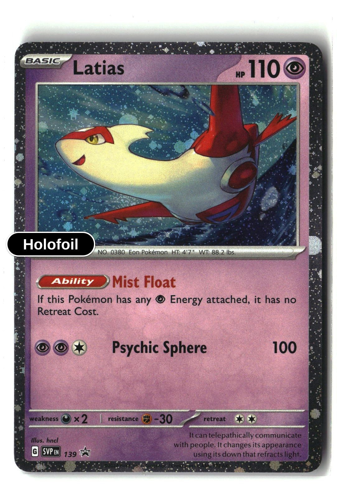 Latias - 139 (Cosmo Holo)