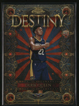 Derik Queen 2025-26 Topps Chrome Destiny Orange Refractor #D-25 #/25