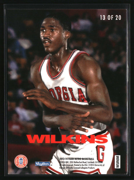 Dominique Wilkins 2013-14 Fleer Retro '94-95 SkyBox Emotion N-Tense #13