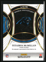 Tetairoa McMillan 2025 Panini Select Rookie Signatures #RSI-TMN
