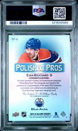 Evan Bouchard 2023-24 Upper Deck Allure Polished Pros Autographs #PP-4 PSA 10