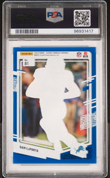 Sam LaPorta 2023 Clearly Donruss Blue #81 #/99 PSA 10