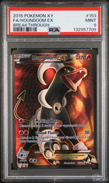 Houndoom EX (Full Art) XY - BREAKthrough #153/162 PSA 9