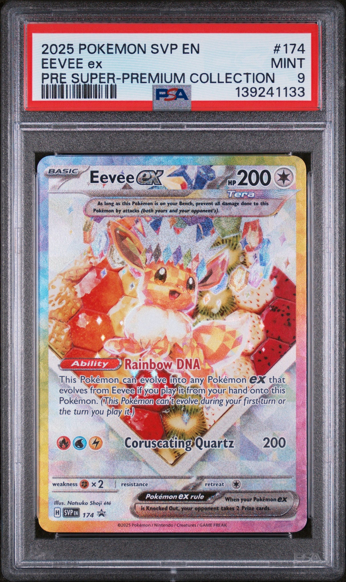 Eevee ex SV: Scarlet & Violet Promo Cards #174 PSA 9