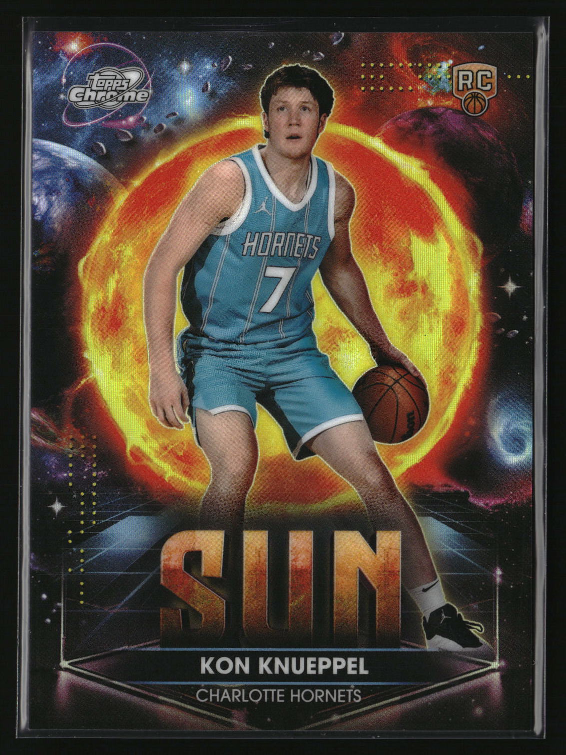Kon Knueppel 2025-26 Topps Chrome Cosmic Planetary Pursuit Sun #PPS-10