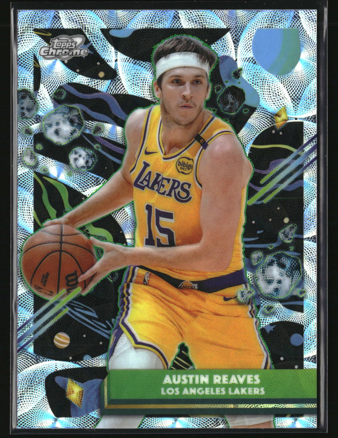 Austin Reaves 2025-26 Topps Chrome Cosmic Nucleus Refractors #159