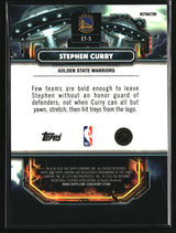 Stephen Curry 2025-26 Topps Chrome Cosmic Extraterrestrial Talent Ref #ET-5