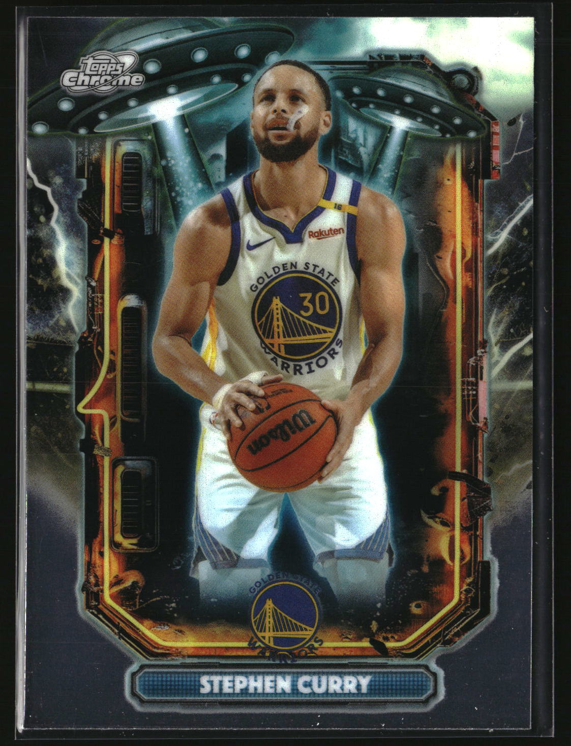 Stephen Curry 2025-26 Topps Chrome Cosmic Extraterrestrial Talent #ET-5