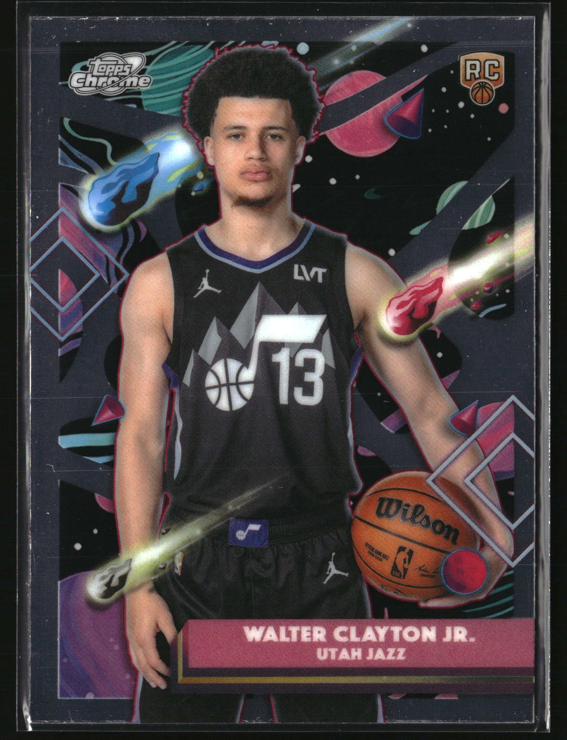 Walter Clayton Jr. 2025-26 Topps Chrome Cosmic #104