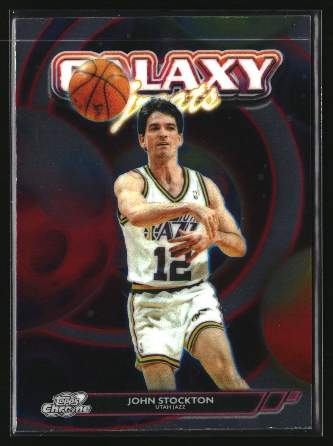John Stockton 2025-26 Topps Chrome Cosmic Galaxy Greats #GG-21