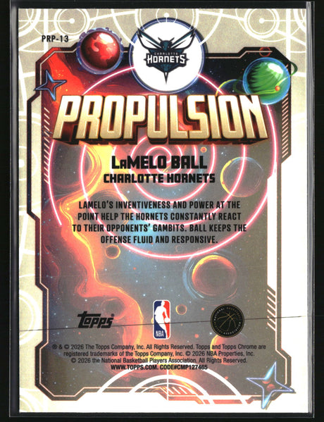 LaMelo Ball 2025-26 Topps Chrome Cosmic Propulsion #PRP-13