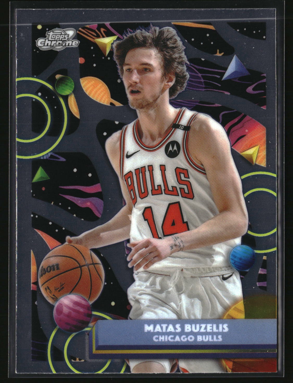 Matas Buzelis 2025-26 Topps Chrome Cosmic #55