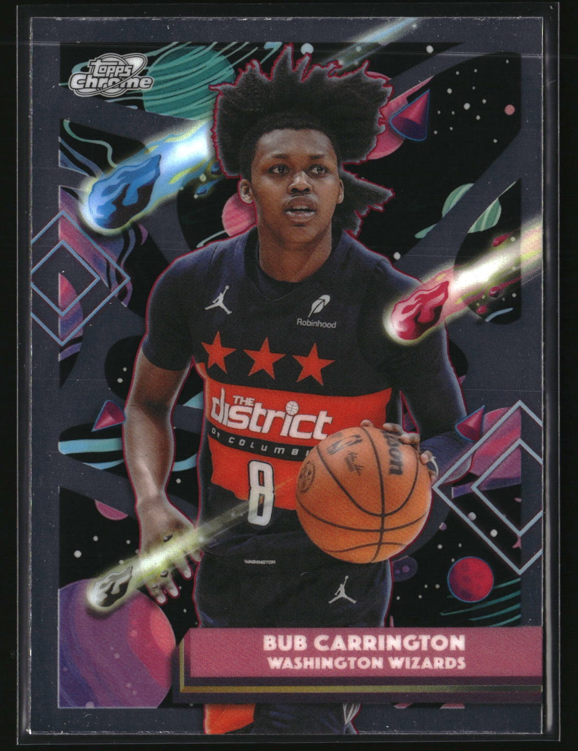 Bub Carrington 2025-26 Topps Chrome Cosmic #194