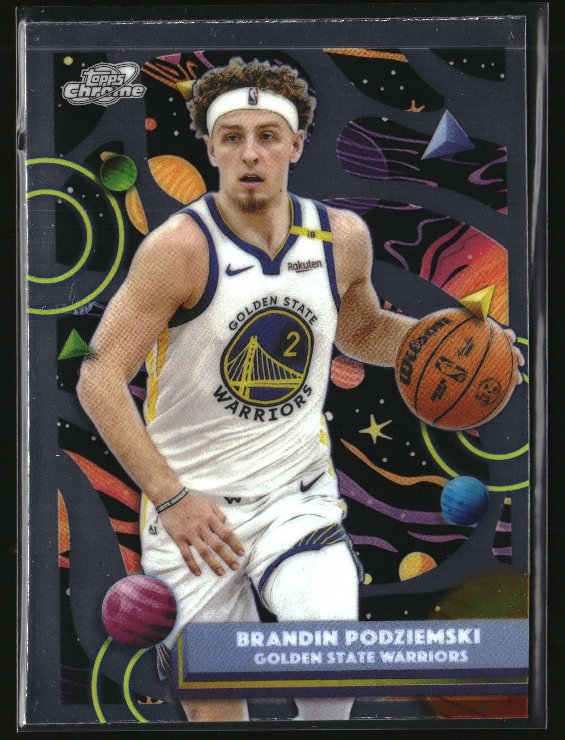 Brandin Podziemski 2025-26 Topps Chrome Cosmic #154