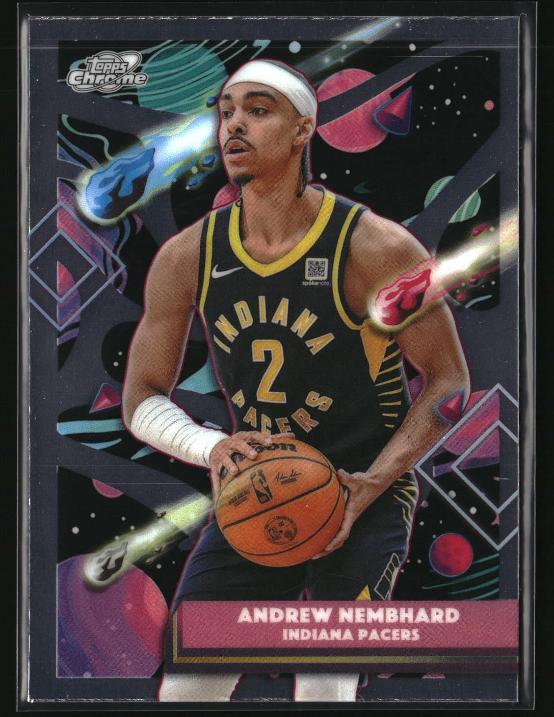 Andrew Nembhard 2025-26 Topps Chrome Cosmic #59
