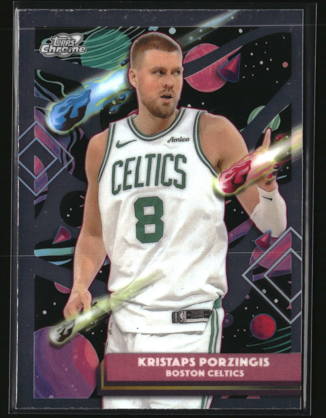 Kristaps Porzingis 2025-26 Topps Chrome Cosmic #143