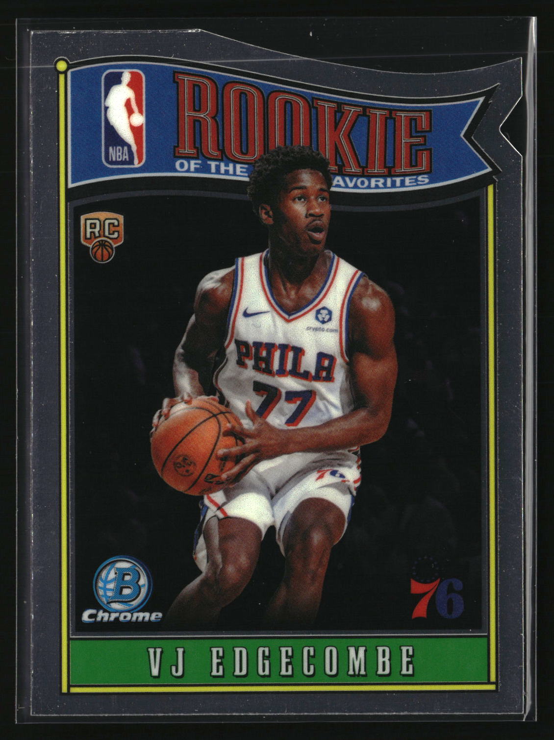 VJ Edgecombe 2025-26 Bowman Rookie of the Year Favorites #RY-3