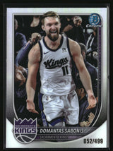 Domantas Sabonis 2025-26 Bowman Chrome Refractor #BCV-129 #/499