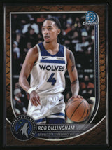 Rob Dillingham 2025-26 Bowman Chrome Reptilian Refractor #BCV-182