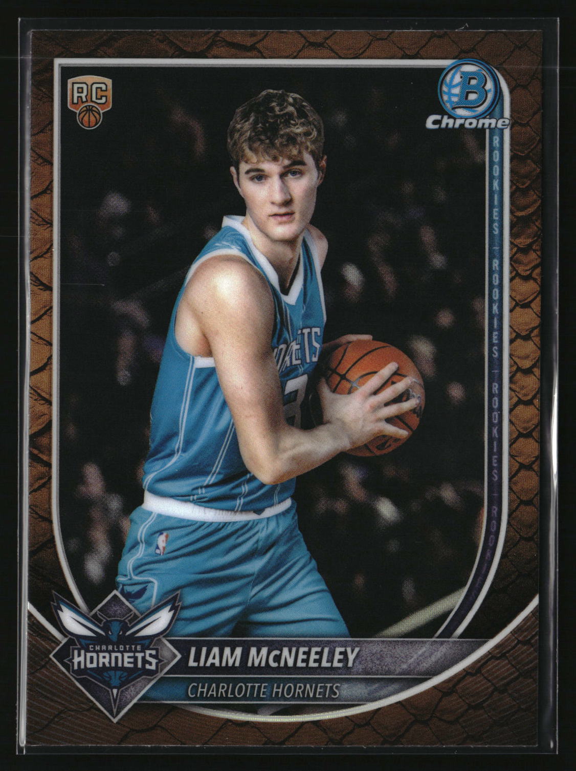 Liam McNeeley 2025-26 Bowman Chrome Reptilian Refractor #BCV-29