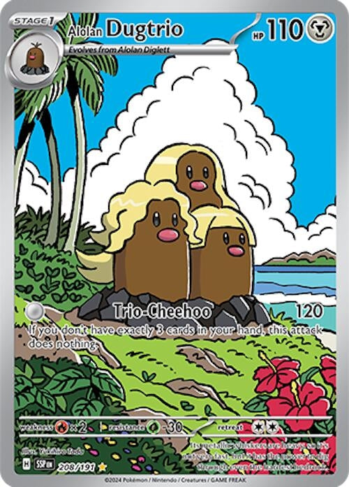 Alolan Dugtrio (208/191) (SV08)