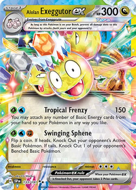 Alolan Exeggutor ex - 133/191