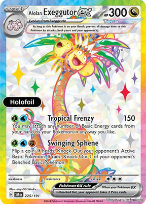Alolan Exeggutor ex - 225/191