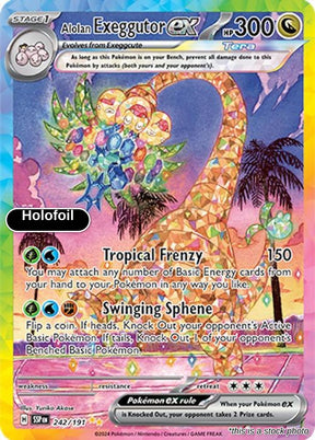 Alolan Exeggutor ex - 242/191