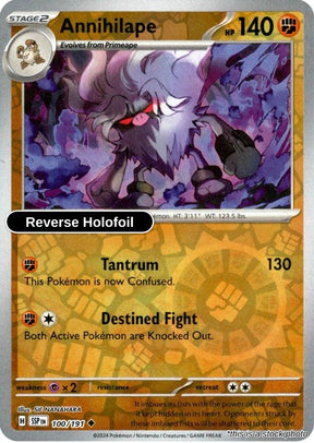 Annihilape - 100/191 - [SSP - SV08: Surging Sparks] - Reverse Holofoil