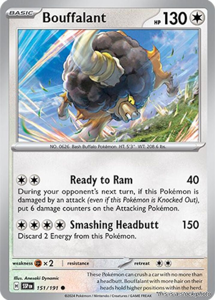 Bouffalant - 151/191 - [SSP - SV08: Surging Sparks]