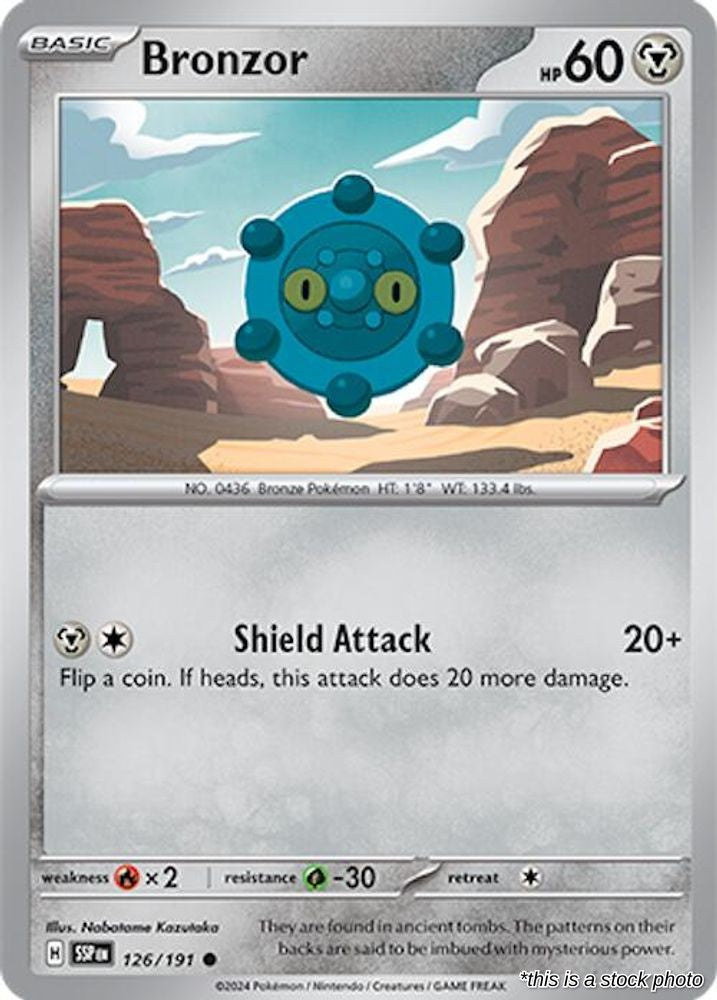 Bronzor - 126/191 - [SSP - SV08: Surging Sparks]