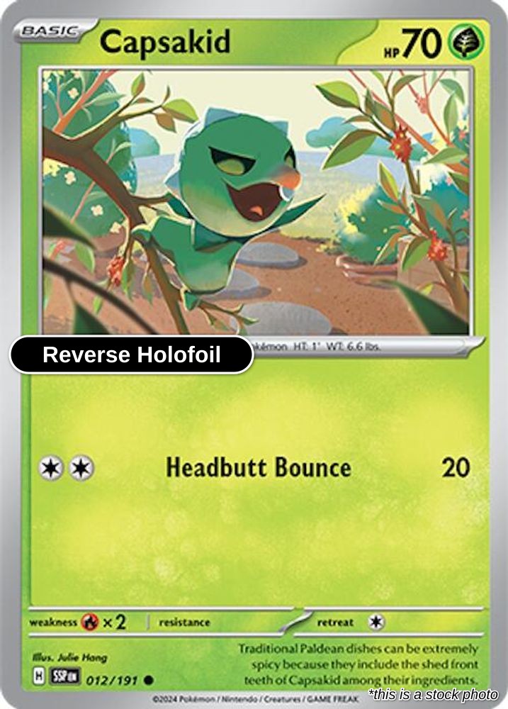 Capsakid - 012/191 - [SSP - SV08: Surging Sparks] - Reverse Holofoil