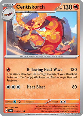 Centiskorch - 028/191 - [SSP - SV08: Surging Sparks]