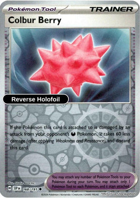 Colbur Berry - 168/191 - [SSP - SV08: Surging Sparks] - Reverse Holofoil
