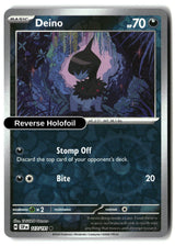 Deino - 117/191 - [SSP - SV08: Surging Sparks] - Reverse Holofoil