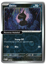 Deino - 117/191 - [SSP - SV08: Surging Sparks] - Reverse Holofoil