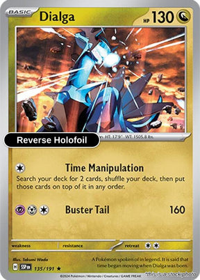 Dialga - 135/191 - [SSP - SV08: Surging Sparks] - Reverse Holofoil