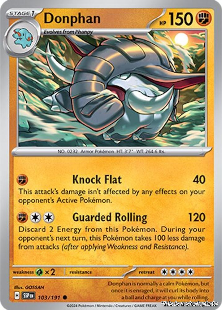 Donphan - 103/191 - [SSP - SV08: Surging Sparks]