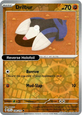 Drilbur - 108/191 - [SSP - SV08: Surging Sparks] - Reverse Holofoil