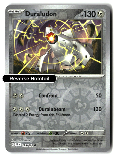 Duraludon - 129/191 - [SSP - SV08: Surging Sparks] - Reverse Holofoil