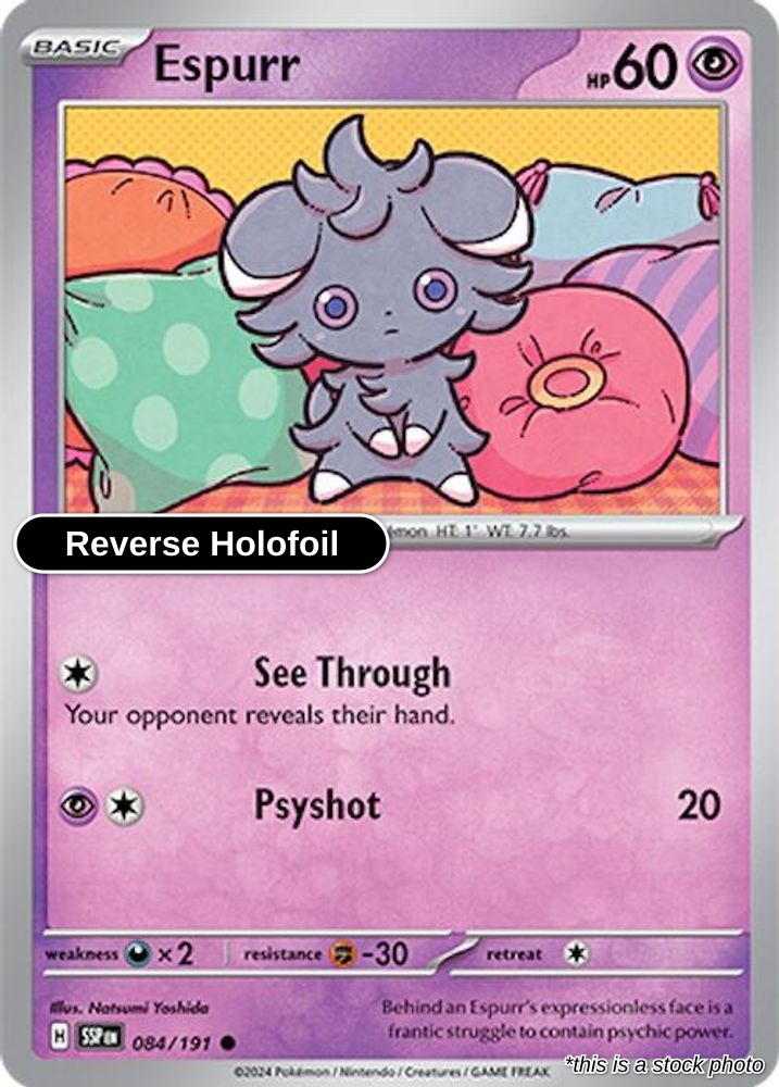 Espurr - 084/191 - [SSP - SV08: Surging Sparks] - Reverse Holofoil