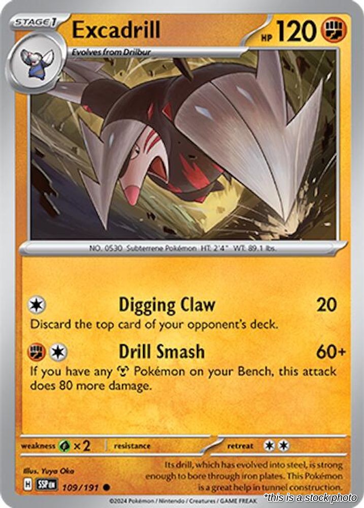 Excadrill - 109/191 - [SSP - SV08: Surging Sparks]