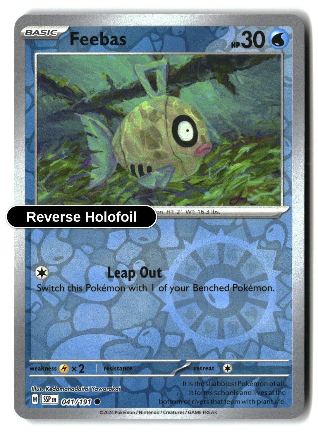 Feebas - 041/191 - [SSP - SV08: Surging Sparks] - Reverse Holofoil