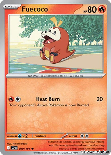 Fuecoco - 029/191 - [SSP - SV08: Surging Sparks]
