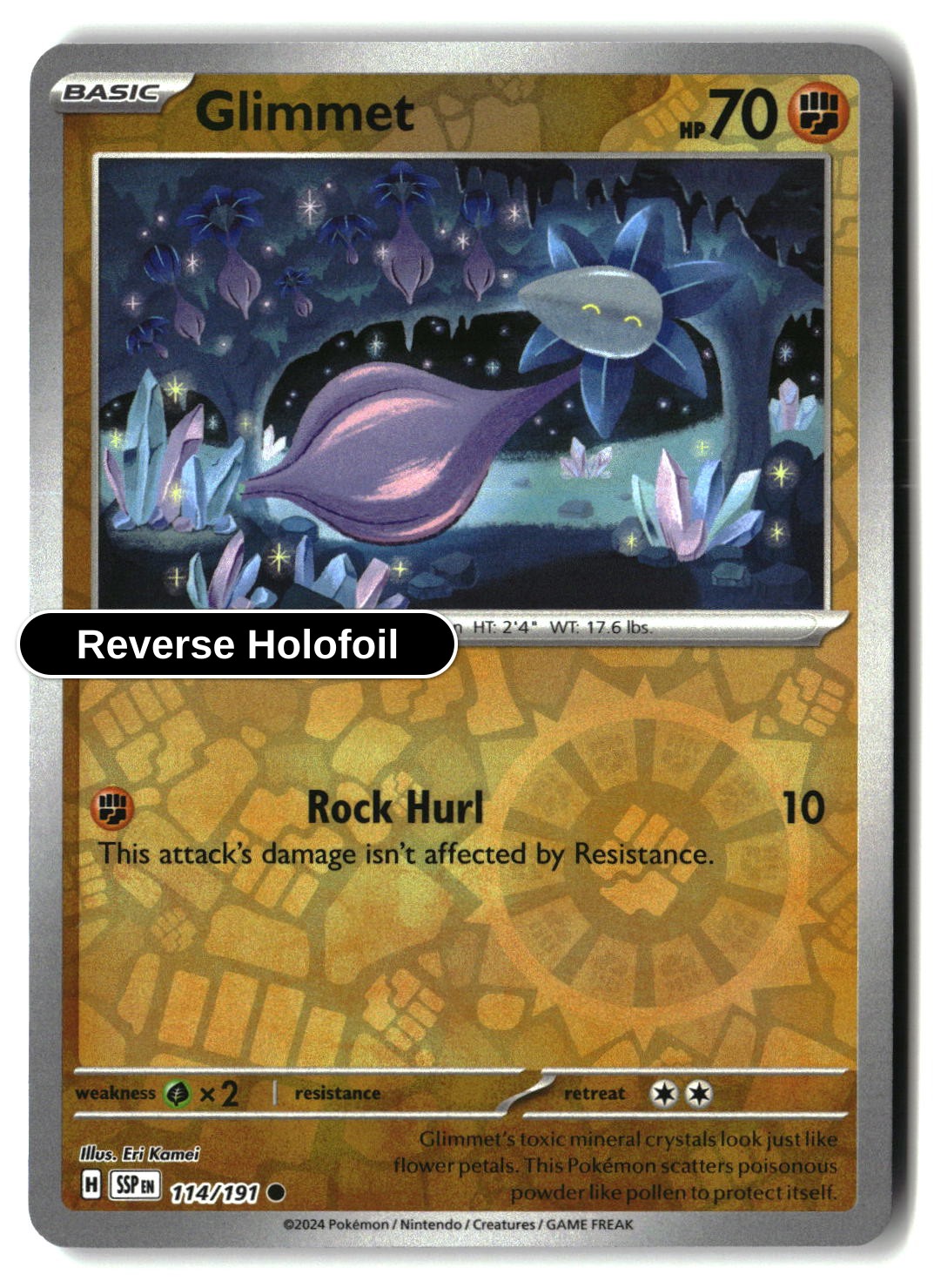 Glimmet - 114/191 - [SSP - SV08: Surging Sparks] - Reverse Holofoil