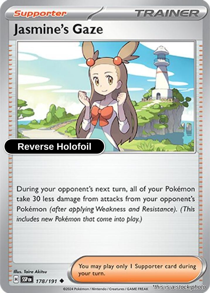 Jasmine's Gaze - 178/191 - [SSP - SV08: Surging Sparks] - Reverse Holofoil