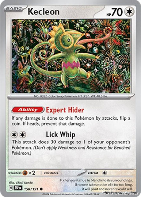 Kecleon - 150/191 - [SSP - SV08: Surging Sparks]